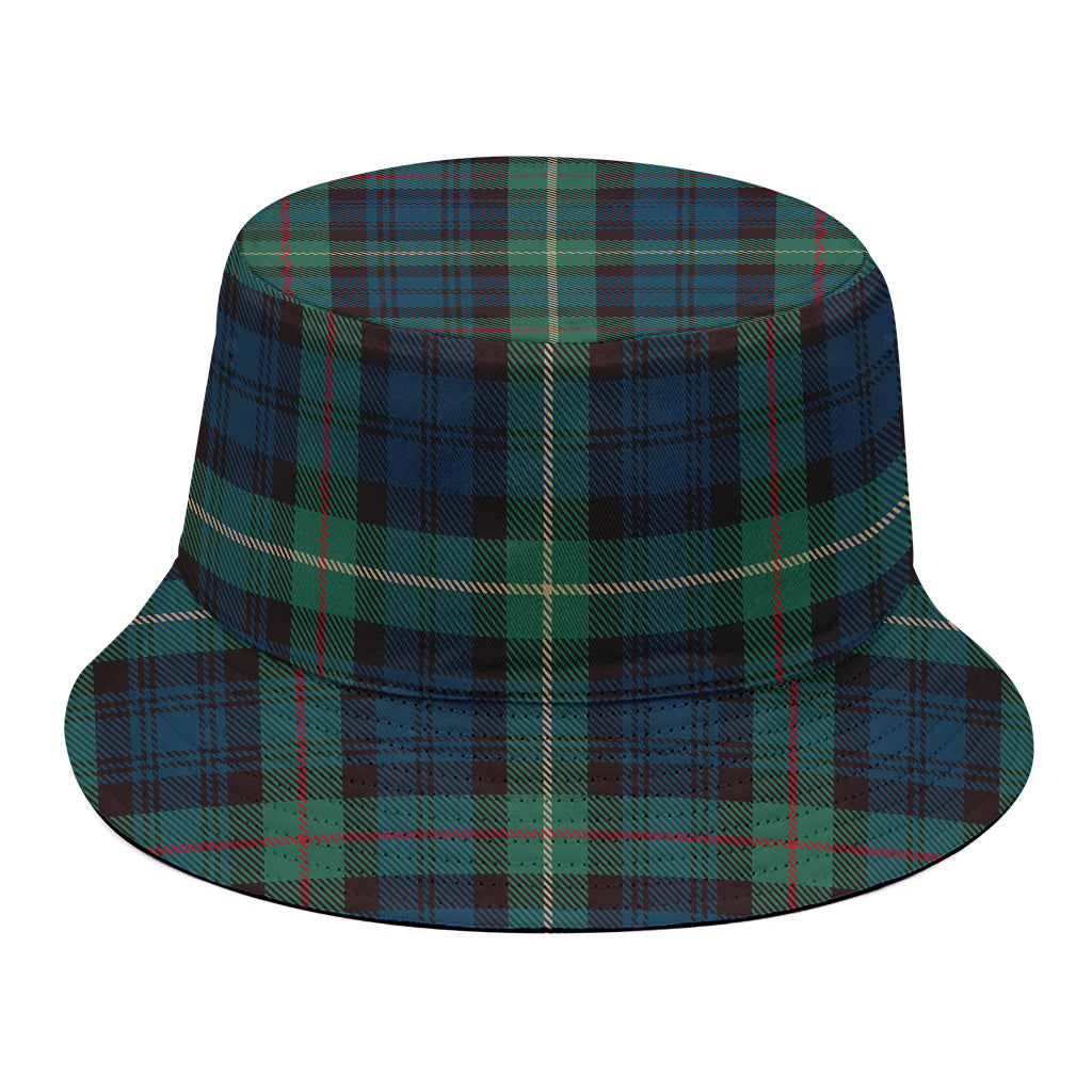 Irish Tartan Pattern Print Bucket Hat