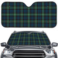 Irish Tartan Pattern Print Car Windshield Sun Shade