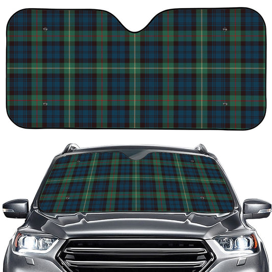 Irish Tartan Pattern Print Car Windshield Sun Shade