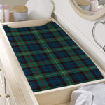 Irish Tartan Pattern Print Changing Pad Cover