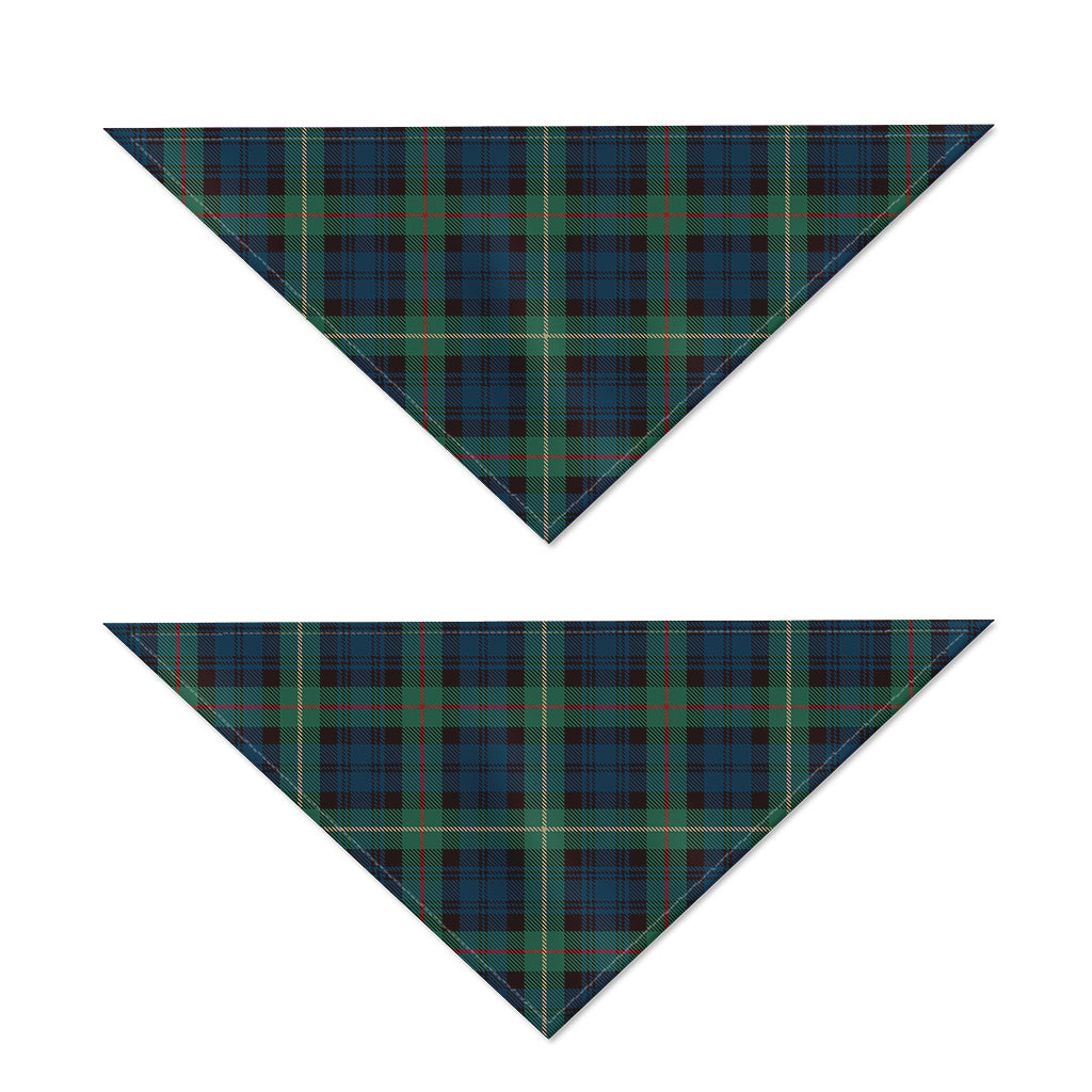 Irish Tartan Pattern Print Dog Bandana