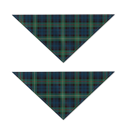 Irish Tartan Pattern Print Dog Bandana