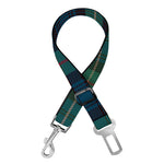 Irish Tartan Pattern Print Dog Seat Belt