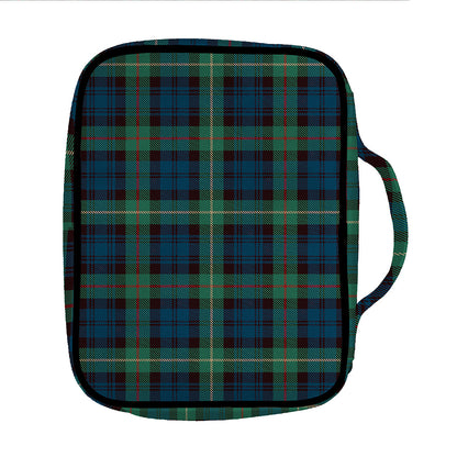 Irish Tartan Pattern Print Front Pocket Bible Bag