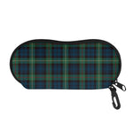Irish Tartan Pattern Print Glasses Case