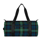 Irish Tartan Pattern Print Gym Bag