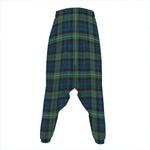 Irish Tartan Pattern Print Hammer Pants
