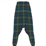 Irish Tartan Pattern Print Hammer Pants