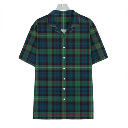 Irish Tartan Pattern Print Hawaiian Shirt