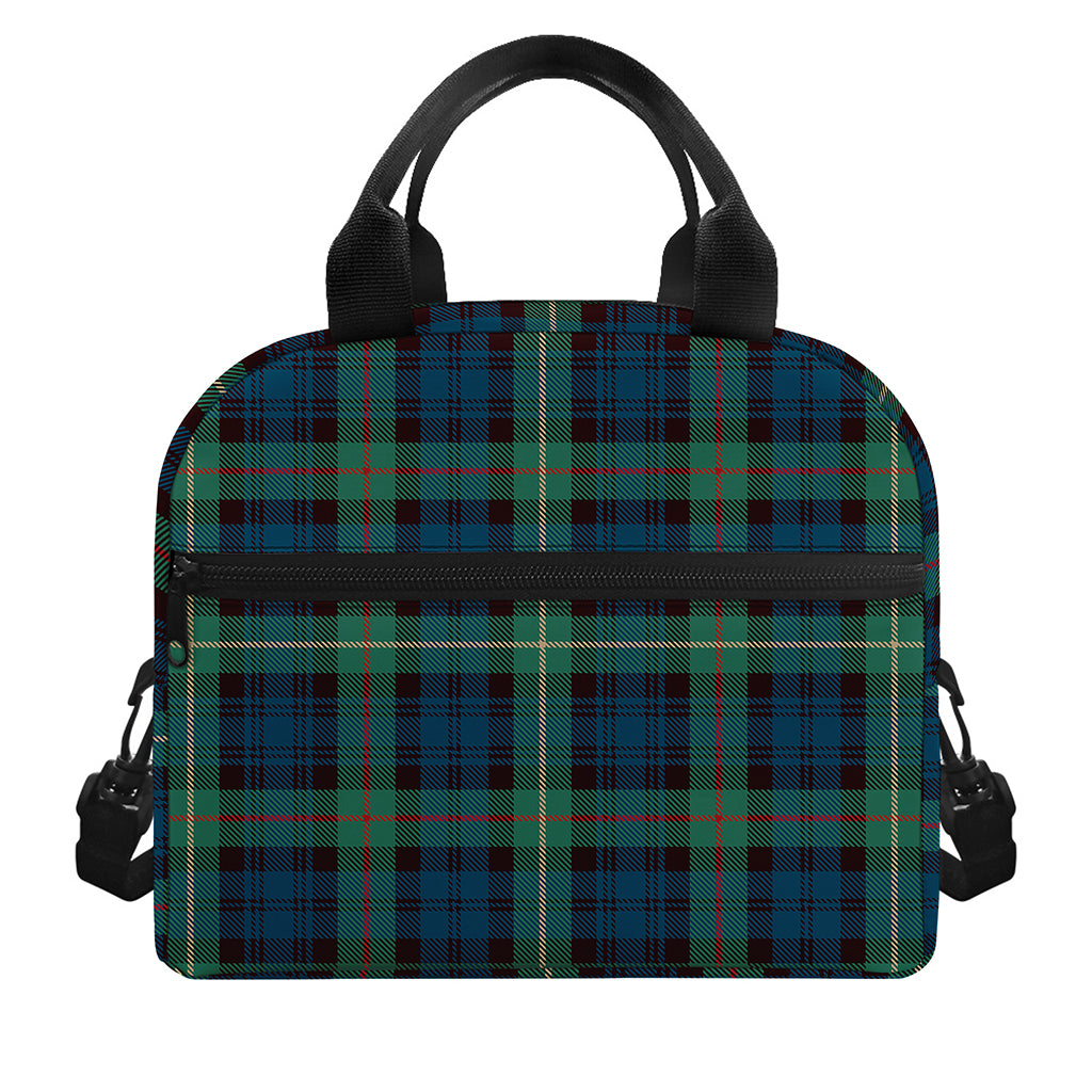 Irish Tartan Pattern Print Insulated Lunch Bag