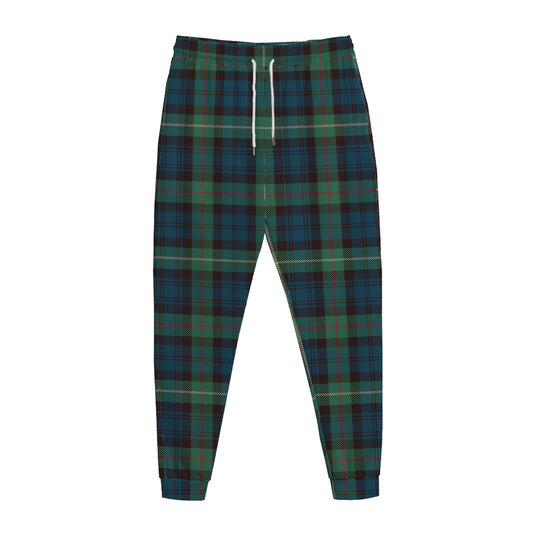 Irish Tartan Pattern Print Jogger Pants