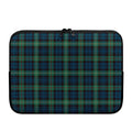 Irish Tartan Pattern Print Laptop Sleeve