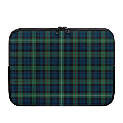 Irish Tartan Pattern Print Laptop Sleeve