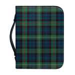 Irish Tartan Pattern Print Leather Bible Cover