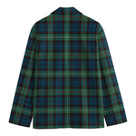 Irish Tartan Pattern Print Men's Blazer