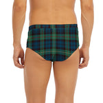 Irish Tartan Pattern Print Men's Briefs