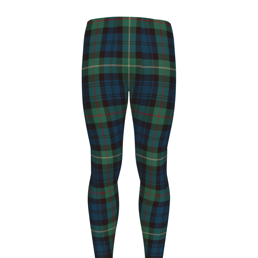 Irish Tartan Pattern Print Men's leggings