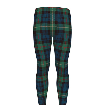 Irish Tartan Pattern Print Men's leggings