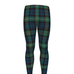 Irish Tartan Pattern Print Men's leggings