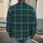 Irish Tartan Pattern Print Men's Shirt Jacket