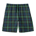 Irish Tartan Pattern Print Men's Swim Trunks