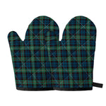 Irish Tartan Pattern Print Oven Mitts