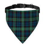 Irish Tartan Pattern Print Over The Collar Dog Bandana