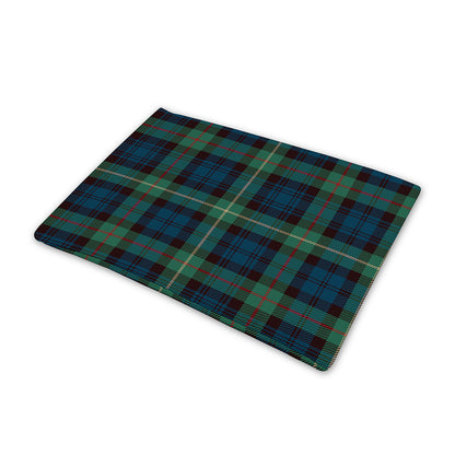 Irish Tartan Pattern Print Pet Cooling Mat Cover