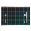 Irish Tartan Pattern Print Placemat