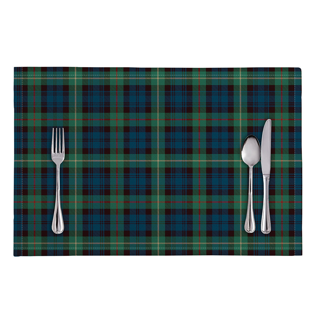 Irish Tartan Pattern Print Placemat