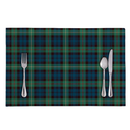 Irish Tartan Pattern Print Placemat