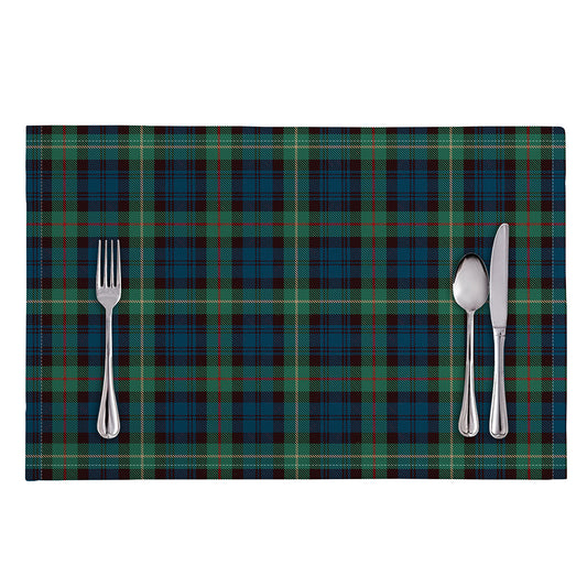 Irish Tartan Pattern Print Placemat