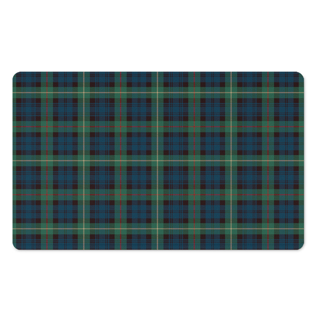 Irish Tartan Pattern Print Polyester Doormat