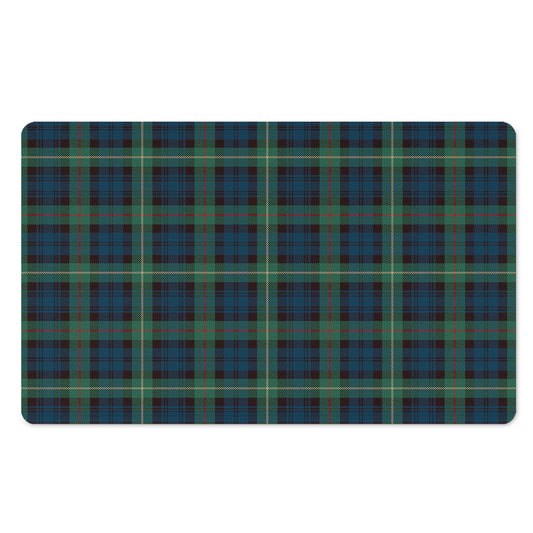 Irish Tartan Pattern Print Polyester Doormat