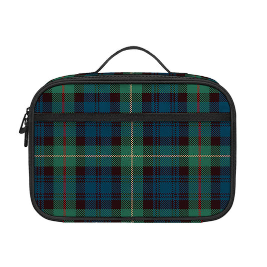 Irish Tartan Pattern Print Portable Lunch Bag