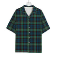 Irish Tartan Pattern Print Rayon Hawaiian Shirt