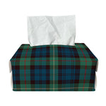 Irish Tartan Pattern Print Rectangle Tissue Box Cover