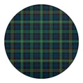 Irish Tartan Pattern Print Round Blanket