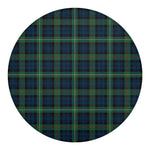 Irish Tartan Pattern Print Round Blanket