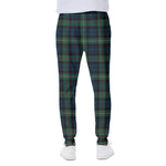 Irish Tartan Pattern Print Scuba Joggers