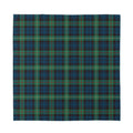 Irish Tartan Pattern Print Silk Bandana