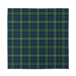 Irish Tartan Pattern Print Silk Bandana