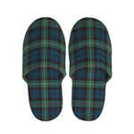 Irish Tartan Pattern Print Slippers