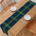 Irish Tartan Pattern Print Table Runner