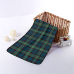 Irish Tartan Pattern Print Towel