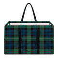 Irish Tartan Pattern Print Utility Tote Bag