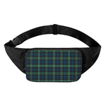 Irish Tartan Pattern Print Waist Bag