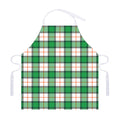Irish Tartan St. Patrick's Day Print Adjustable Apron