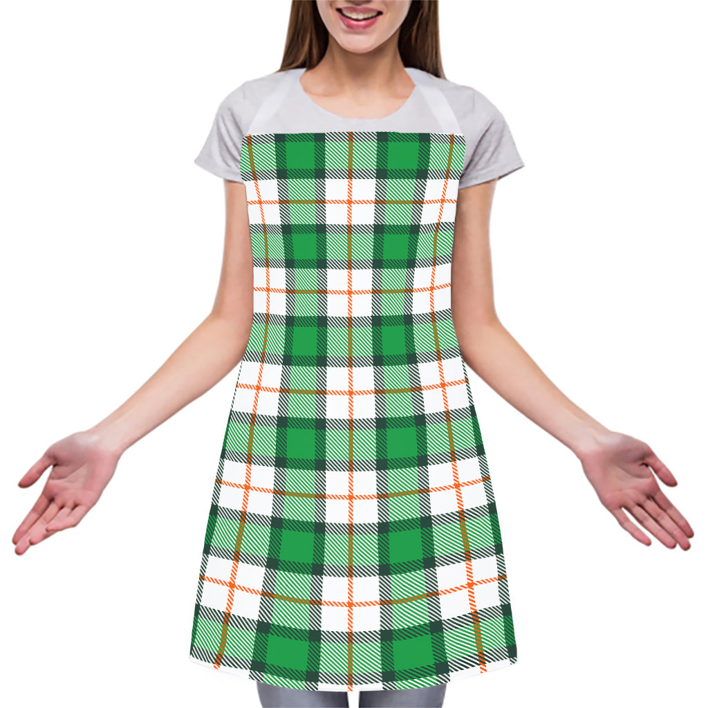 Irish Tartan St. Patrick's Day Print Adjustable Apron