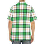 Irish Tartan St. Patrick's Day Print Aloha Shirt